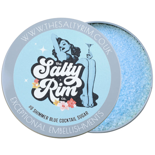 Shimmer Blue Cocktail Sugar 100g