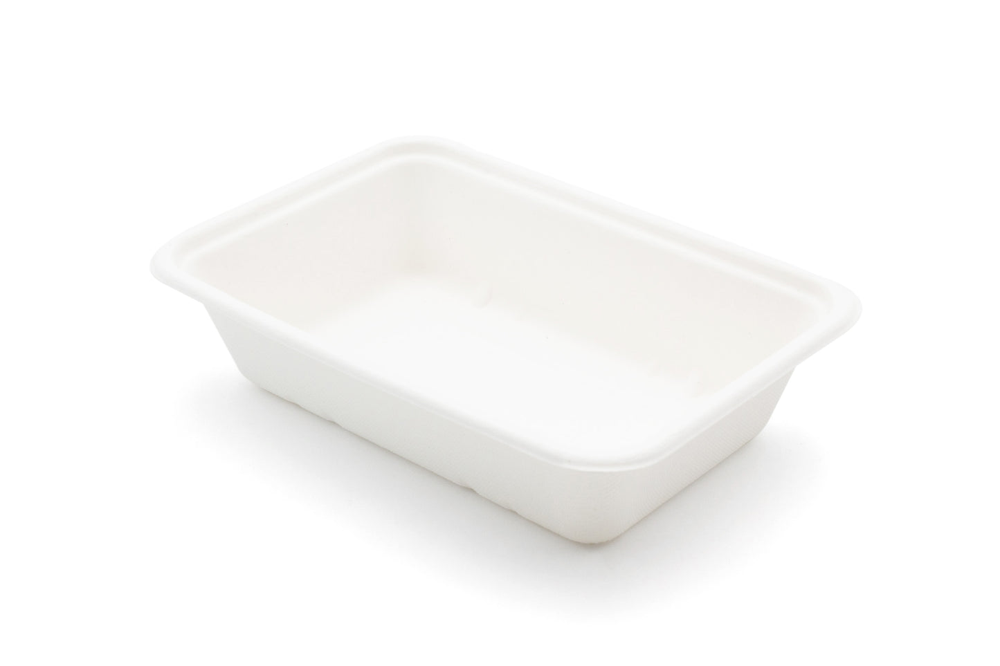 500ml Bagasse Tray Case of 500 - 150 x 100 x 40mm, (6×4″)