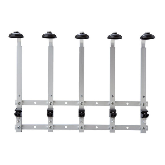 Beaumont 5-Bottle Wall Rack - 318(H)x432(W)mm. Holds 5x 70cl/1Ltr bottles