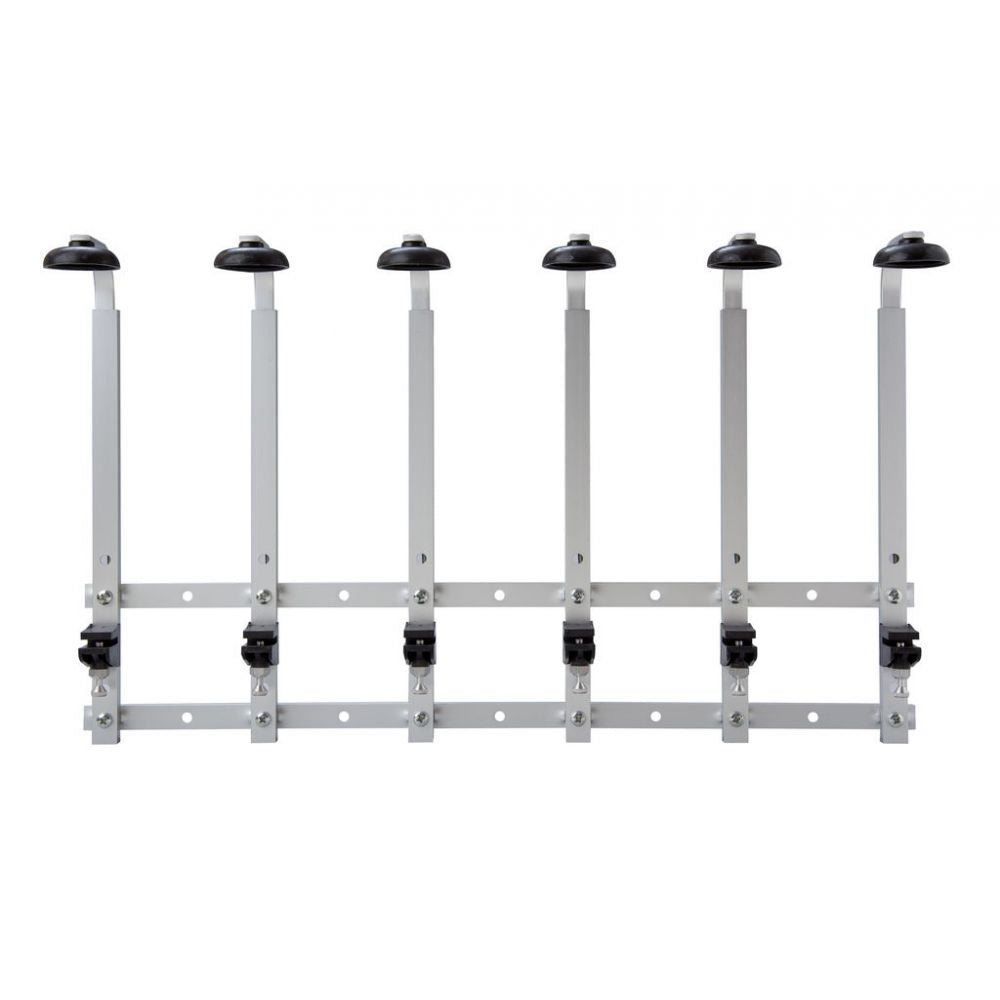 Beaumont Six Bottle Wall Rack - 315(H)x106(W)x530(D)mm. Holds 6x 70cl/1Ltr Bottles