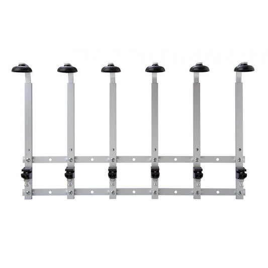 Beaumont Six Bottle Wall Rack - 315(H)x106(W)x530(D)mm. Holds 6x 70cl/1Ltr Bottles