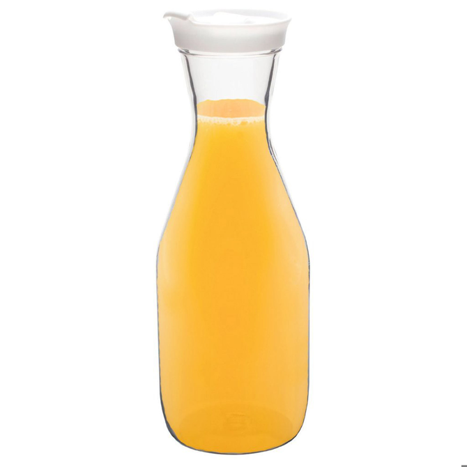 Plastic Carafe with Clip Lid 35oz / 1ltr Box of 6