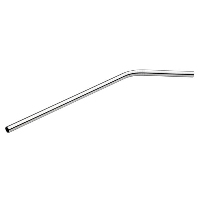 Beaumont Stainless Steel Straws Curved 8.5" (Pack of 25)
