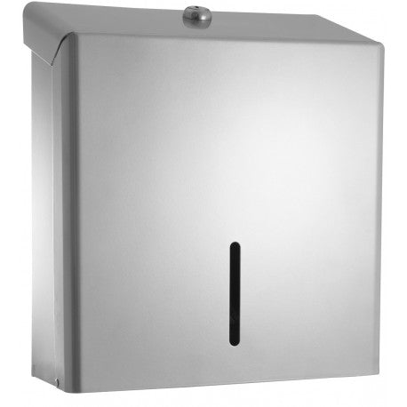 C21 C-Fold Hand Towel Metal Dispenser Silver