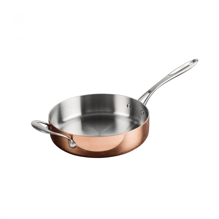 Vogue Tri Wall Copper Sauté Pan 240mm