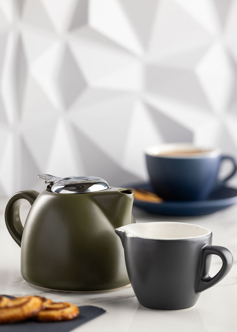 Barista Espresso Matt Olive Cup 2.75oz (8cl) Box of 12 (Fits saucer CT9419-000000-B01012)