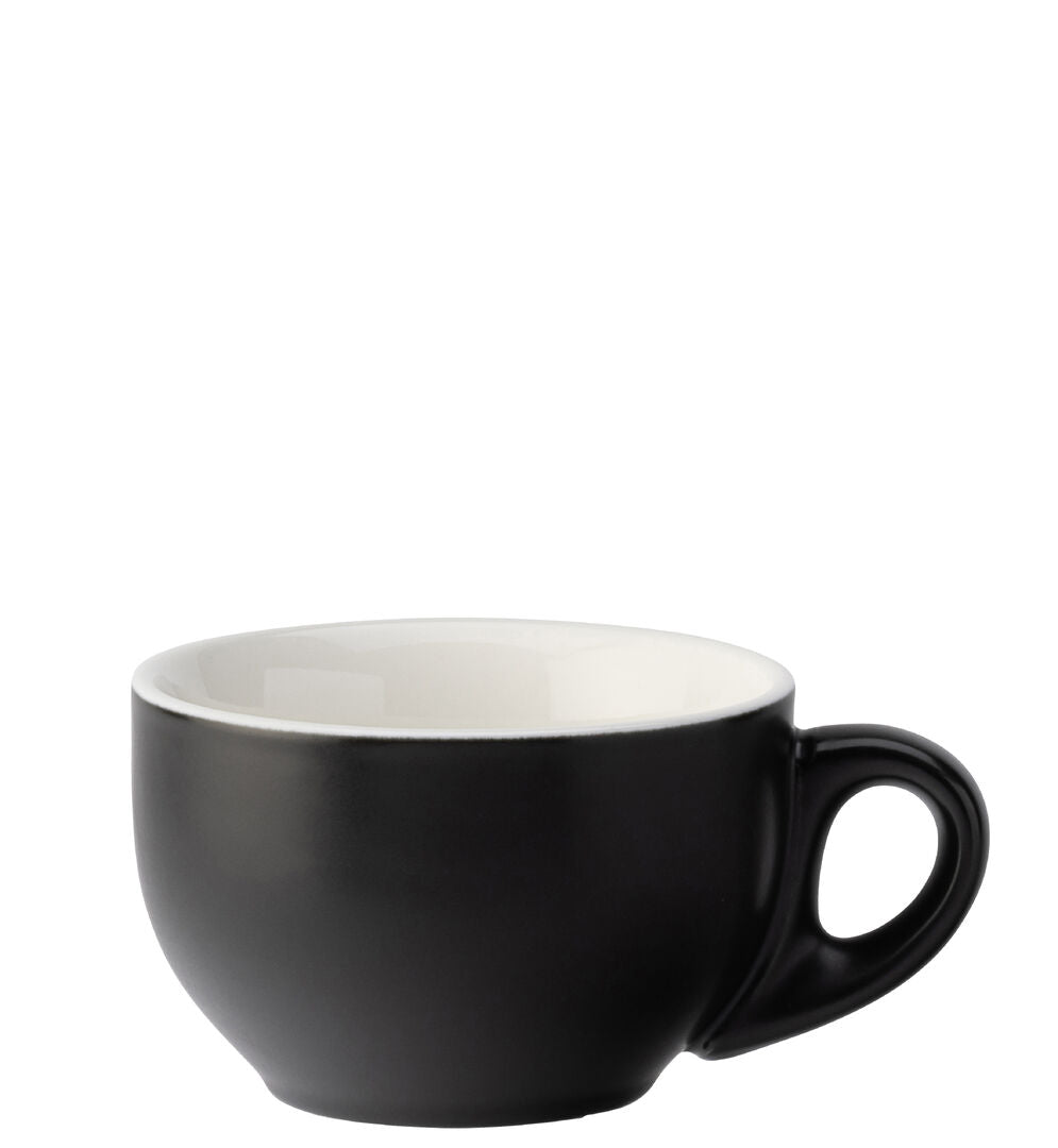 Barista Latte Matt Black Cup 10oz (28cl) Box of 6 (Fits saucer CT9466-000000-B01006)
