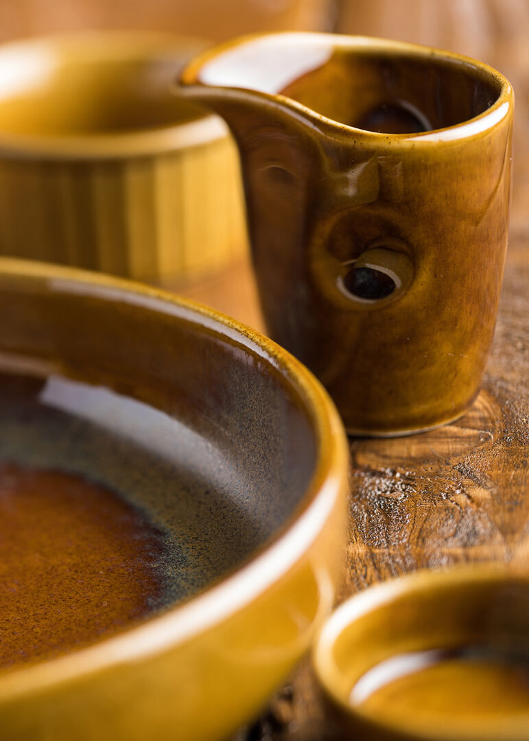 Murra Toffee Walled Dip Pot 3" (8cm) Box of 6