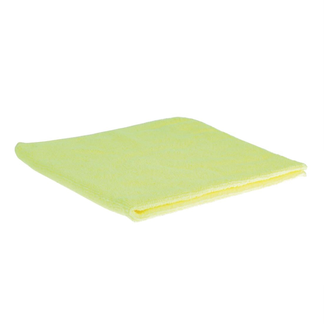 Jantex Microfibre Cloths Yellow (5 pack)