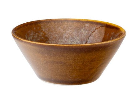Murra Toffee Conical Dip Bowl 3" (8cm) Box of 12 *Please Contact Sales for Lead Time