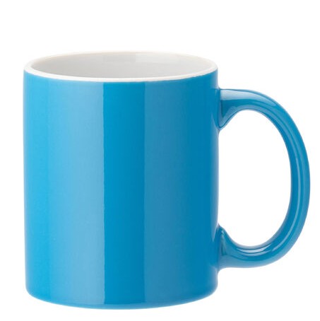 Pure White Straight-Sided Mug 12oz (34cl) - Blue Box of 12