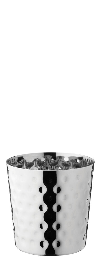 Stainless Steel Hammered Cup 3.5" (9cm) 13.75oz (39cl) Pack of 12