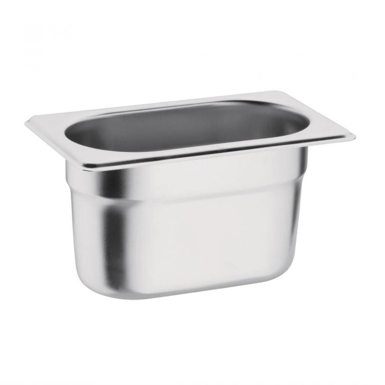 Vogue Stainless Steel 1/9 Gastronorm Tray 100mm