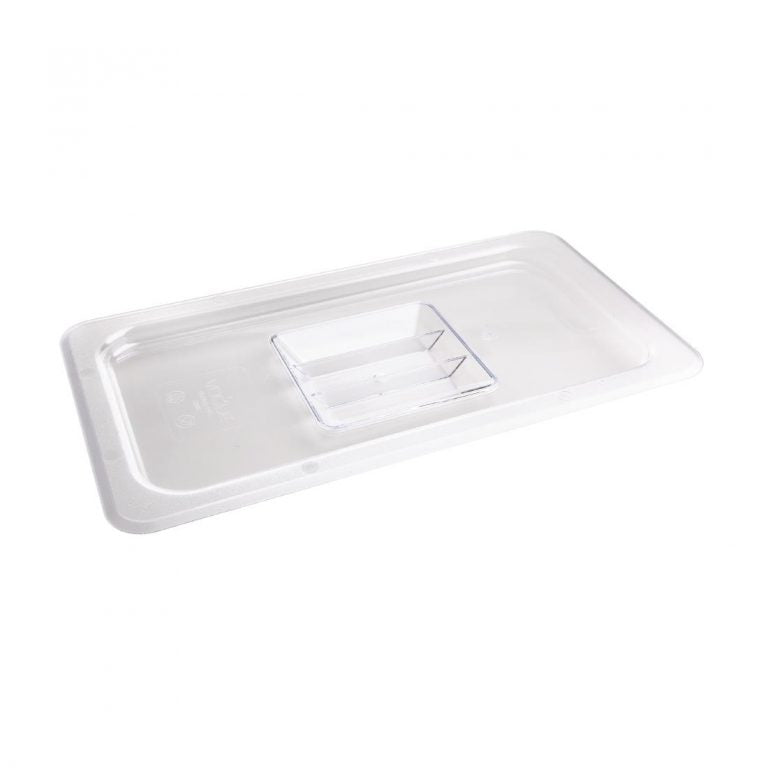 Vogue Polycarbonate 1/3 Gastronorm Lid Clear