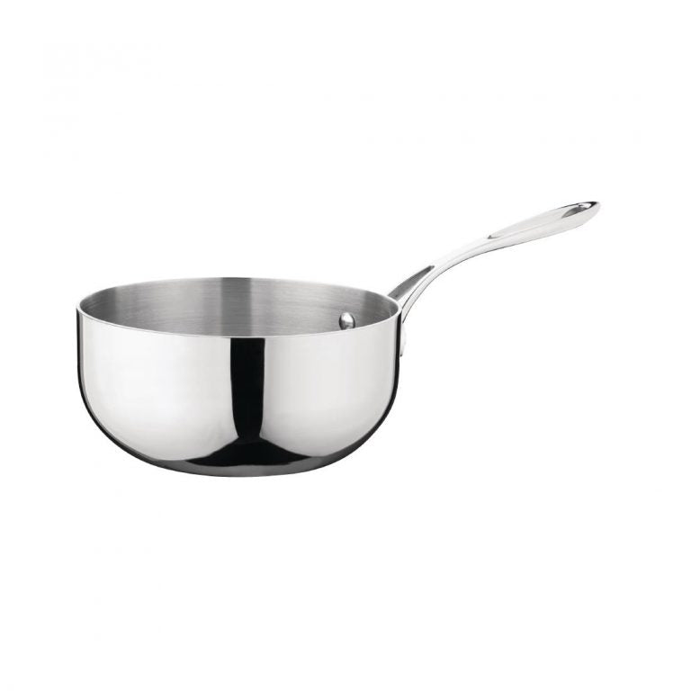 Vogue Tri Wall Flared Sauté Pan 200mm