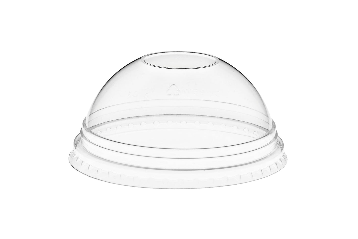 12oz RPET Clear Smoothie Cup & Dome Lid for Smoothie Cup PET (91mm/to fit 10-16oz) Clear Pack of 500