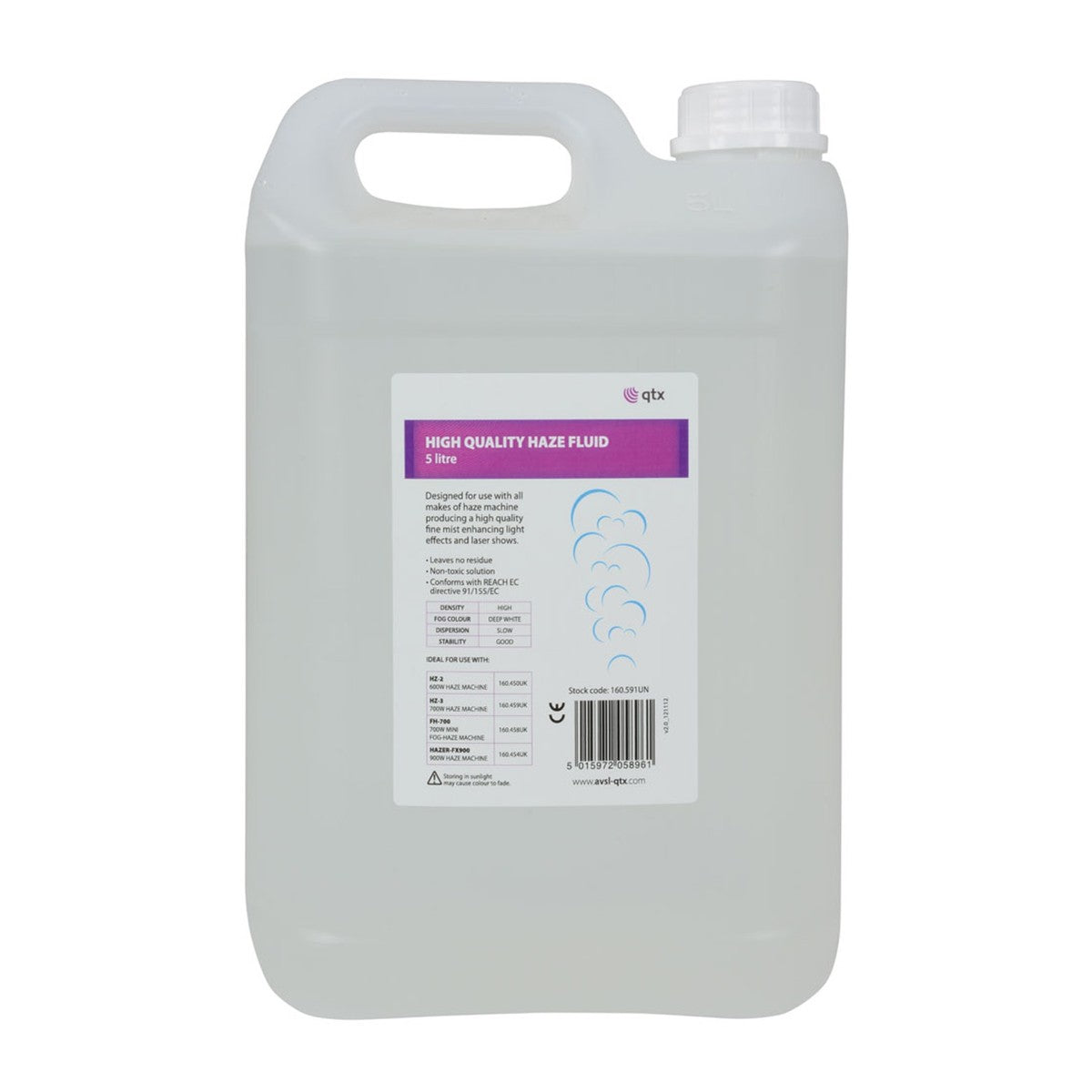 QTX Haze Fluid 5 Litres x 1