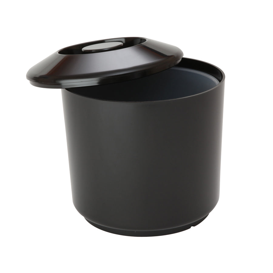 Plastic Insulated Ice Bucket Black 10ltr