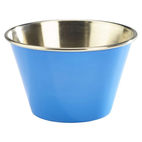 Midas Stainless Steel Blue Round Ramekin 6oz