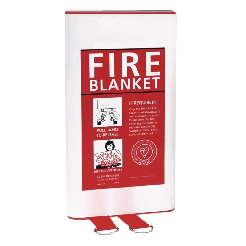 Quick Release Fire Blanket 1m x 1m