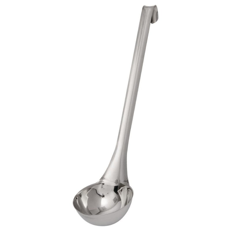Vogue Plain Ladle 180ml - Stainless steel. Capacity: 6 1/3oz.