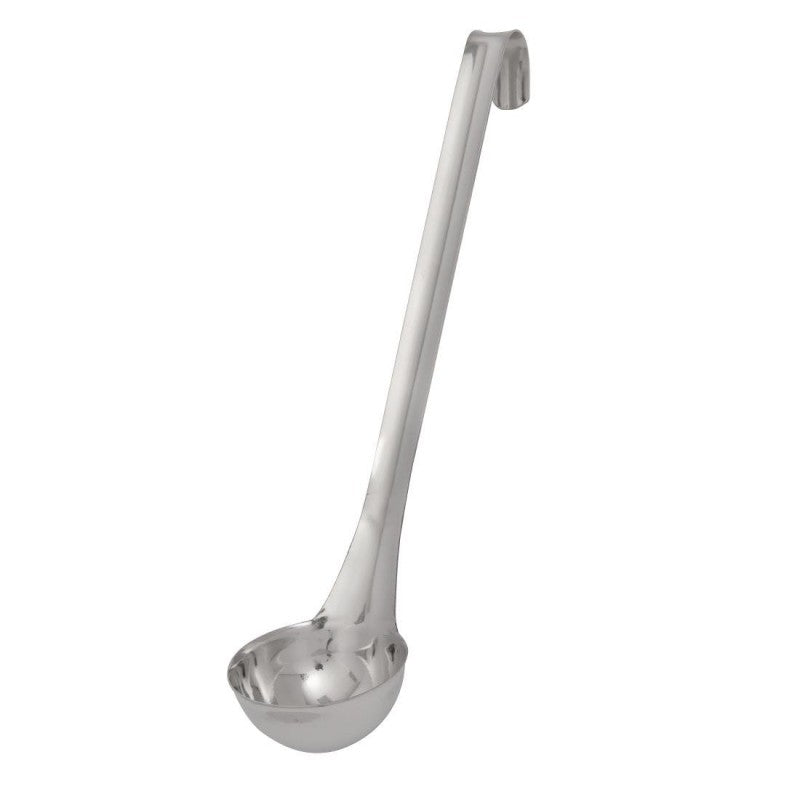 Vogue Plain Ladle 65ml - Stainless steel. Capacity: 2oz.