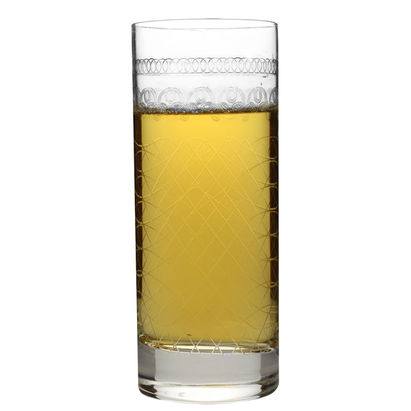 Urban Bar Retro 1910 Hiball Glasses 12.3oz / 350ml Box of 4 *Handwash Only