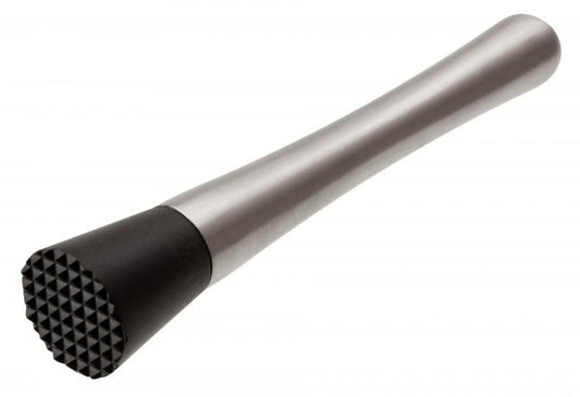 Stainless Steel & Plastic Muddler 8 1/4"