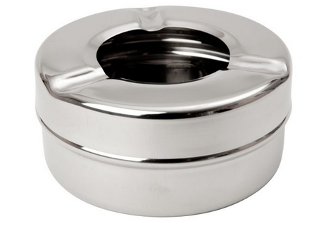 Ashtray Windproof 3.5" SS