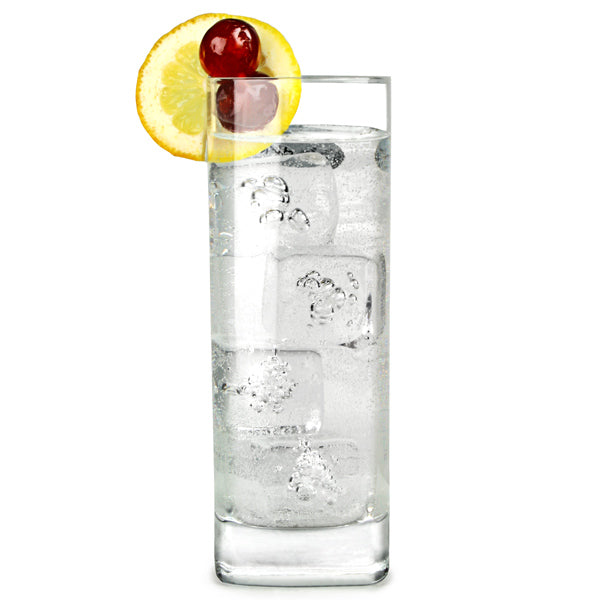 Strauss Square Base Hiball Glasses 8.8oz / 250ml Box of 6