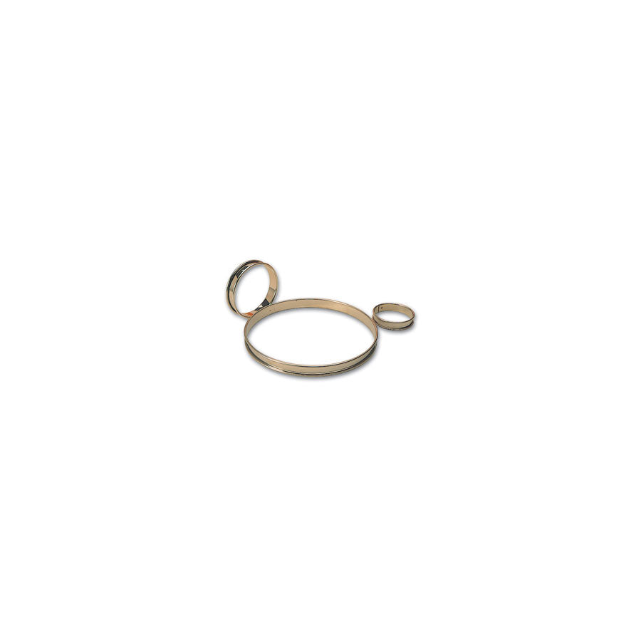 STAINLESS STEEL TART RING 80MM X 16MM x6