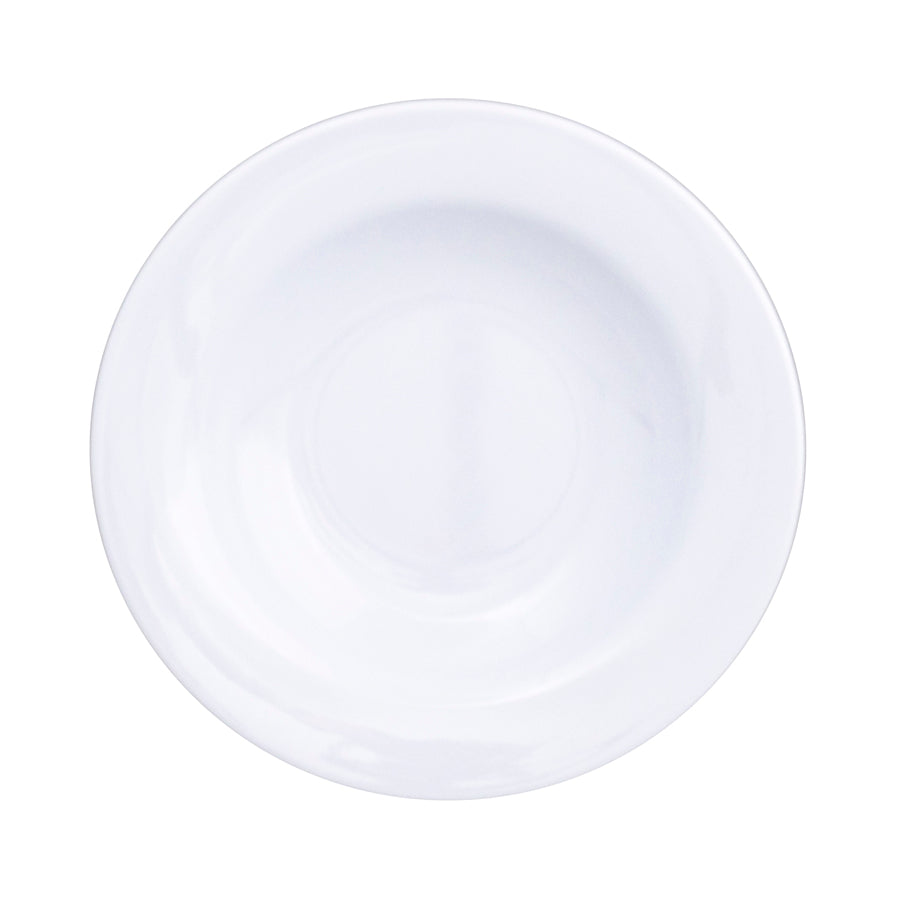 MELAMINE BOWL WHITE 8" 19.5CM x48