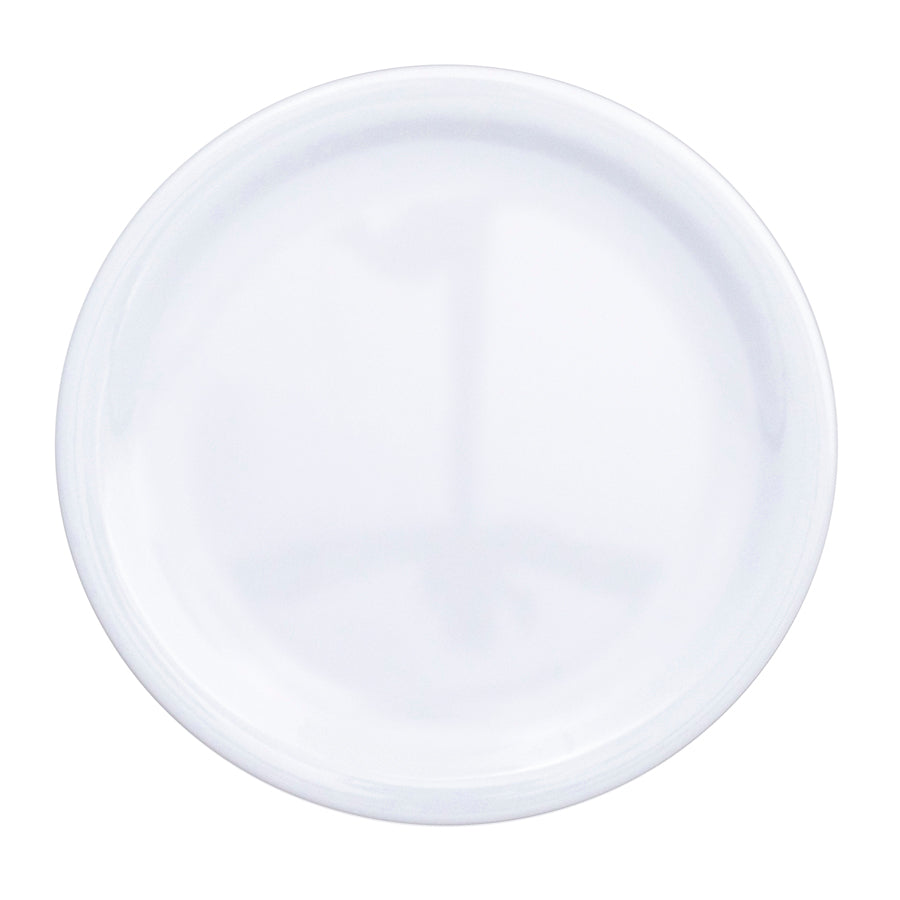 MELAMINE PLATEWHITE9" 23CM x48
