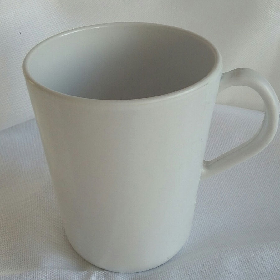 MELAMINE MUG 10OZ WHITE x25