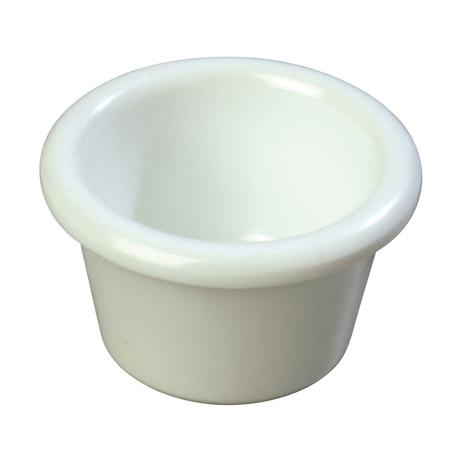 RAMEKIN MELAMINE PLAIN WHITE 1.5OZ