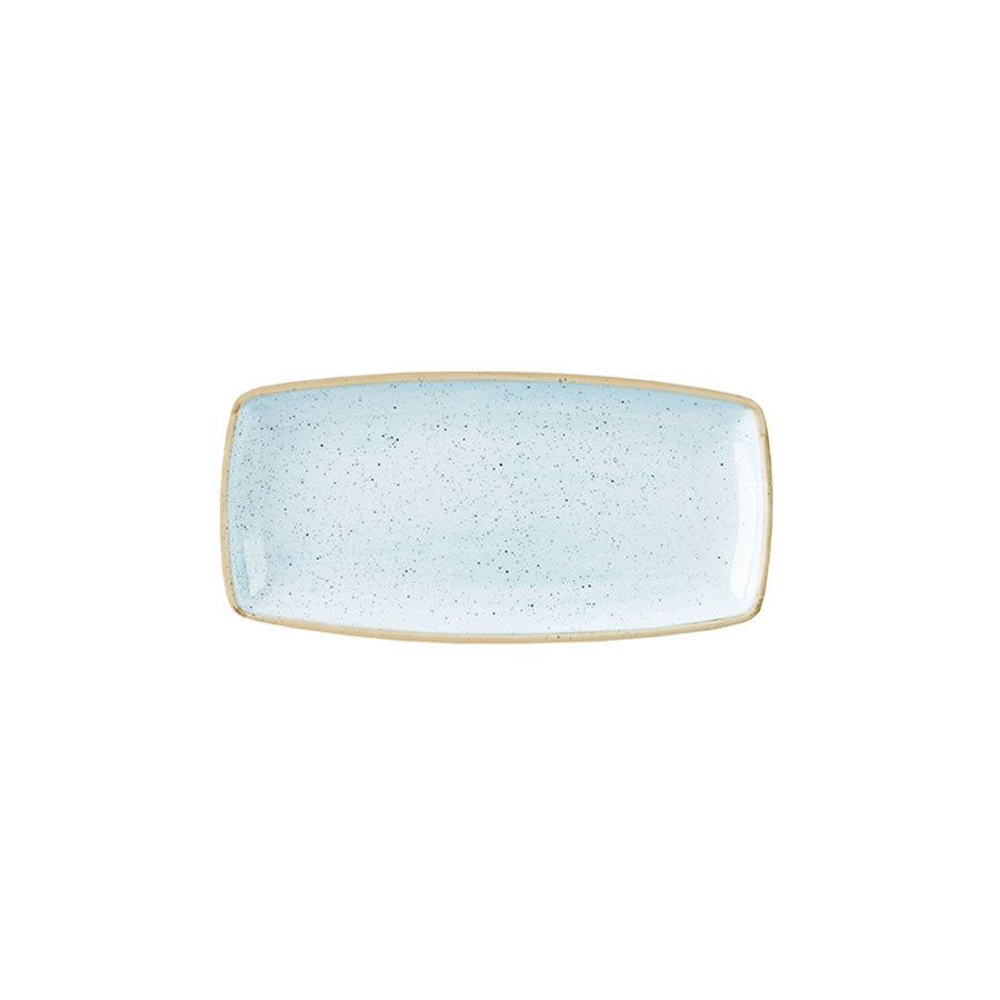 OBLONG PLATE 29.5X15CM DUCK EGG BLUE x12