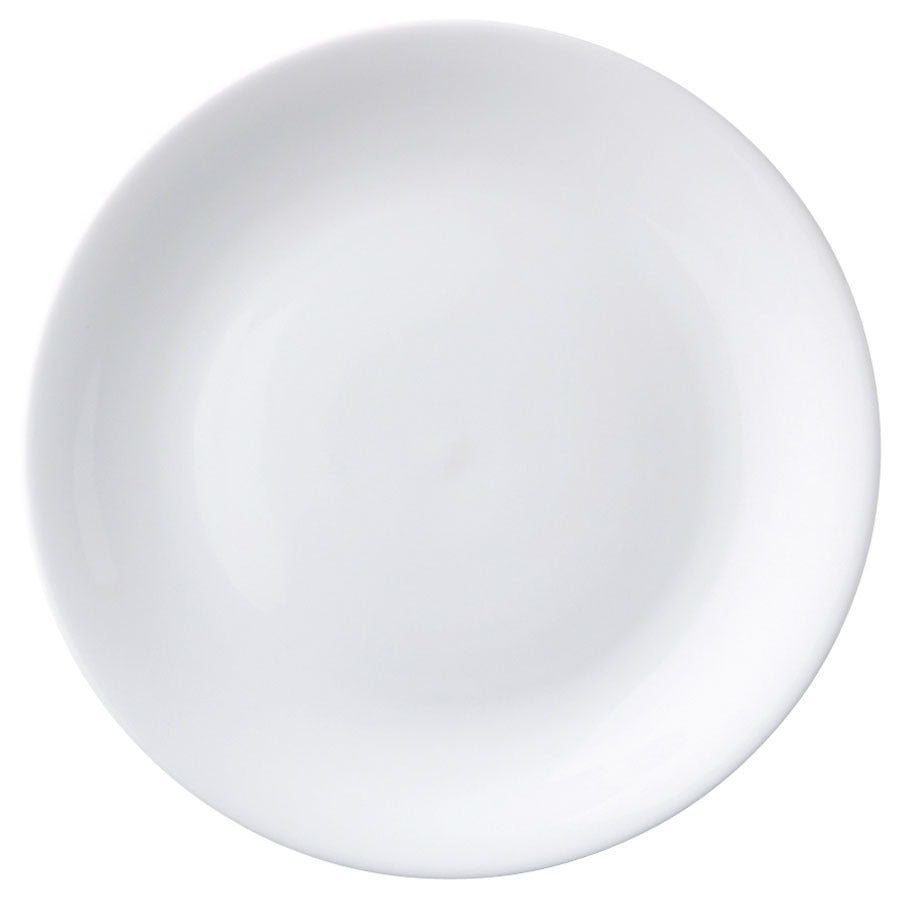 SUPERWHITE COUPE PLATE 7in/18cm x6