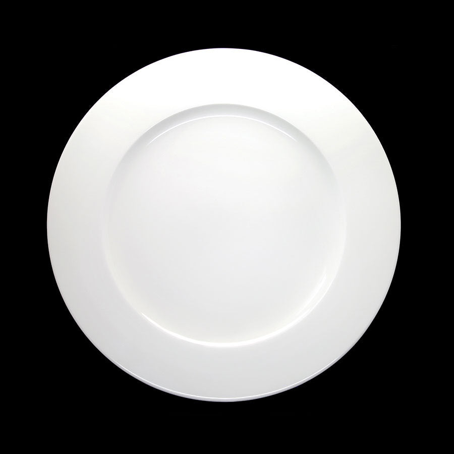CREME MONET RIM PLATE 12 1/4" 31CM x6
