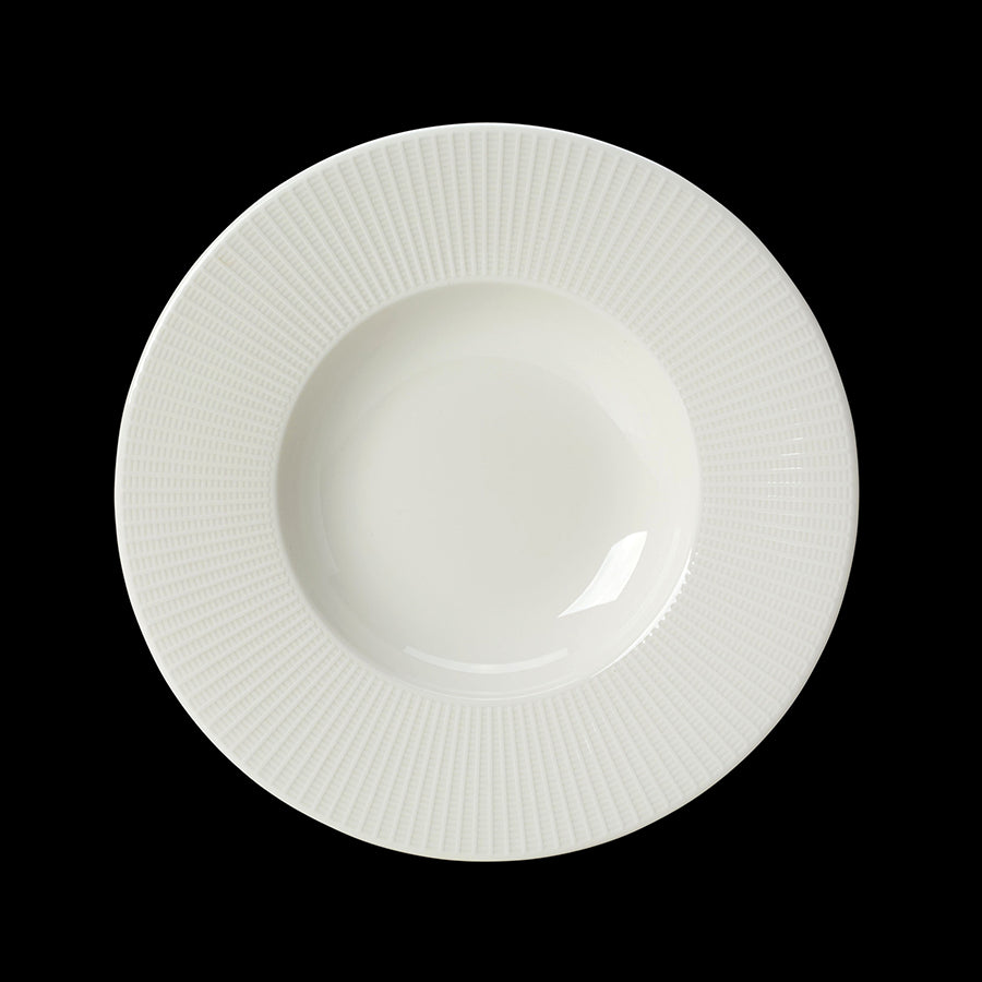 WILLOW DEEP RIMMED BOWL 31.5CM 12 1/2" x6