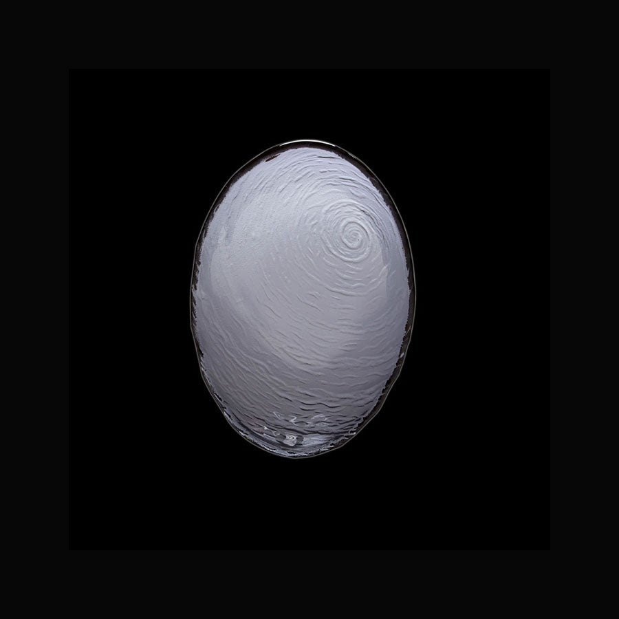 SCAPE OVAL BOWL 20CM 8", CLEAR SMOKED x12