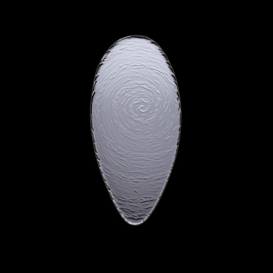 SCAPE OVAL PLATTER 30CM 12"CLEAR SMOKED x6