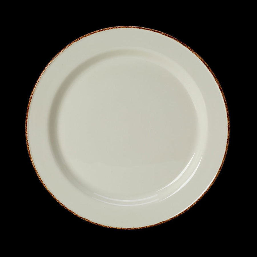 BROWN DAPPLE PLATE SLIMLINE27CM10 5/8" x24