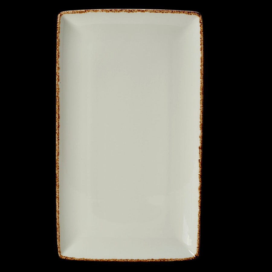 BROWN DAPPLE RECTANGLE THREE 33CMX19CM x6