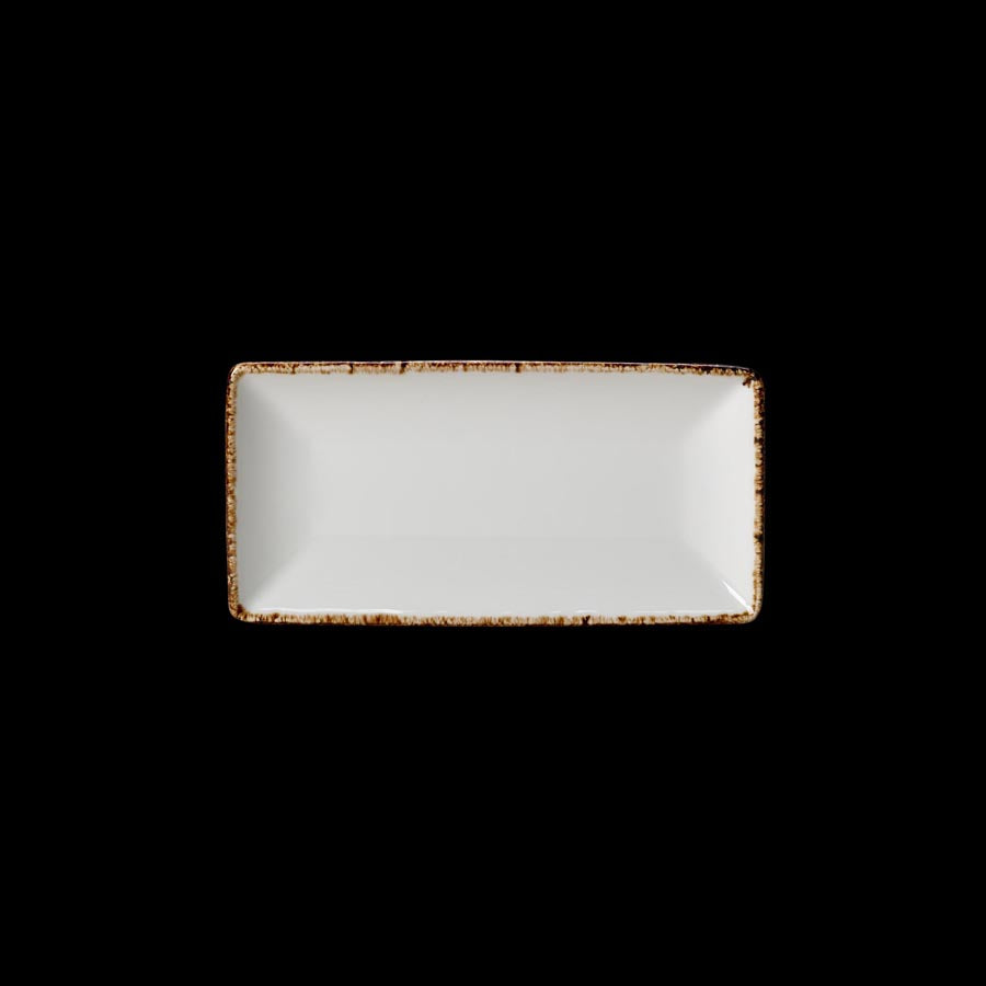 BROWN DAPPLE RECTANGLE SIX 20CMX10CM x6