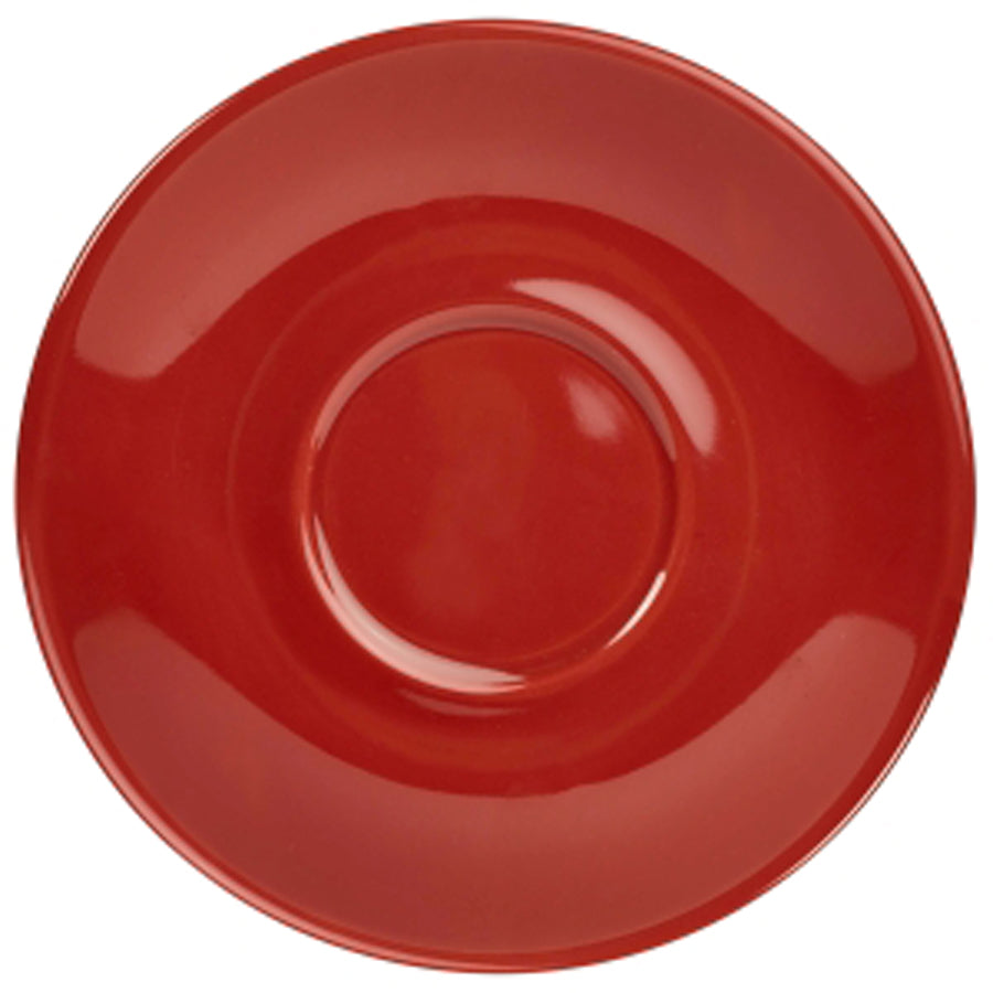 ROYAL GENWARE SAUCER 12CM RED x6