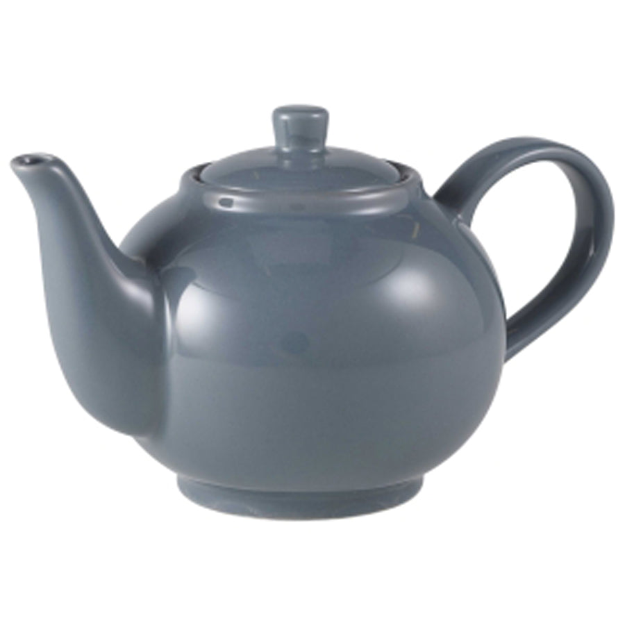ROYAL GENWARE TEAPOT 45CL GREY NR x6