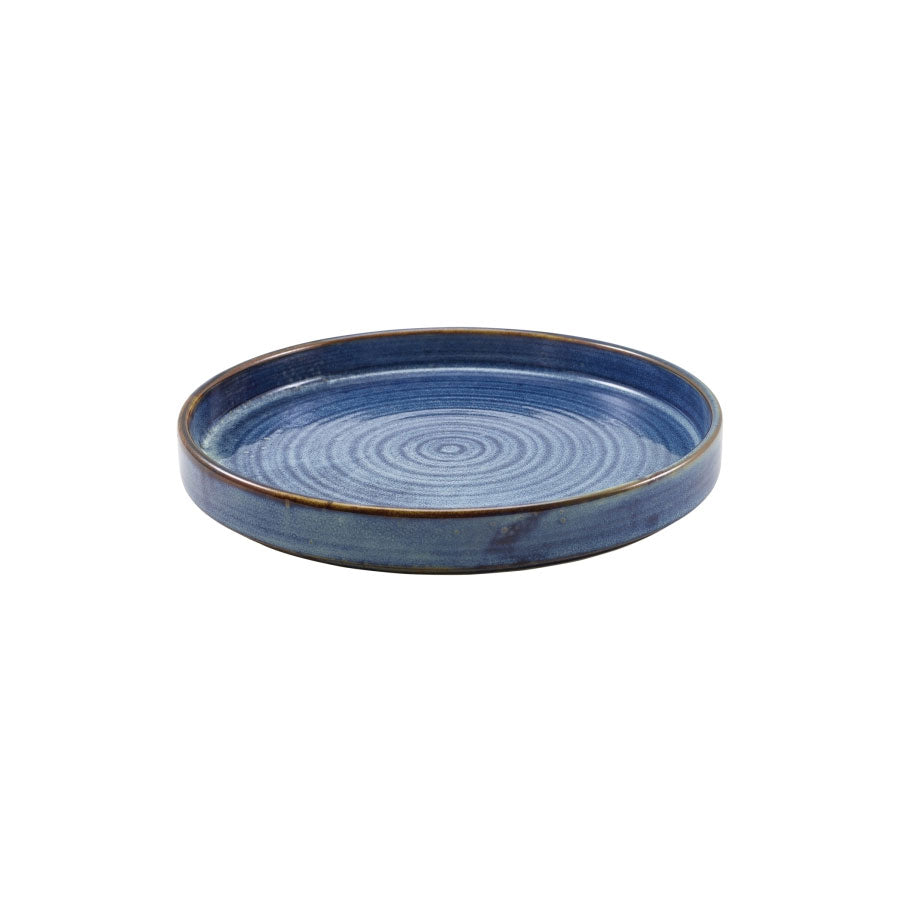 TERRA AQUA BLUE PRESENTATION PLATE 26CM x6