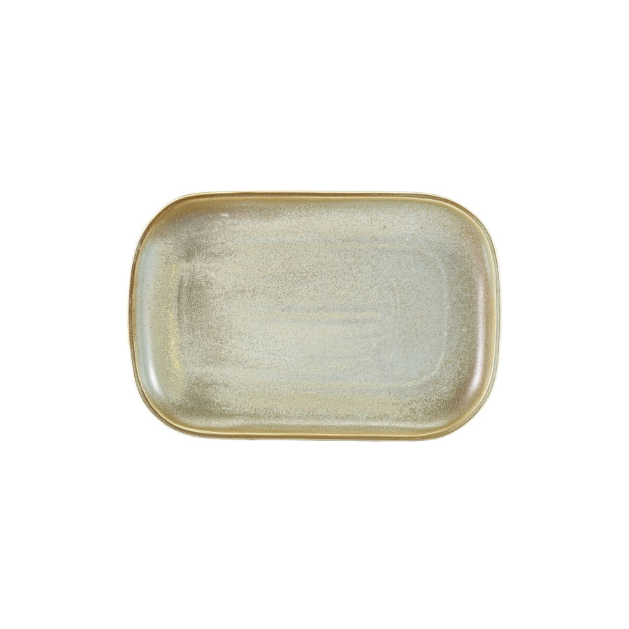 TERRA MATT GREY RECTPLATE 29X19.5CM x6