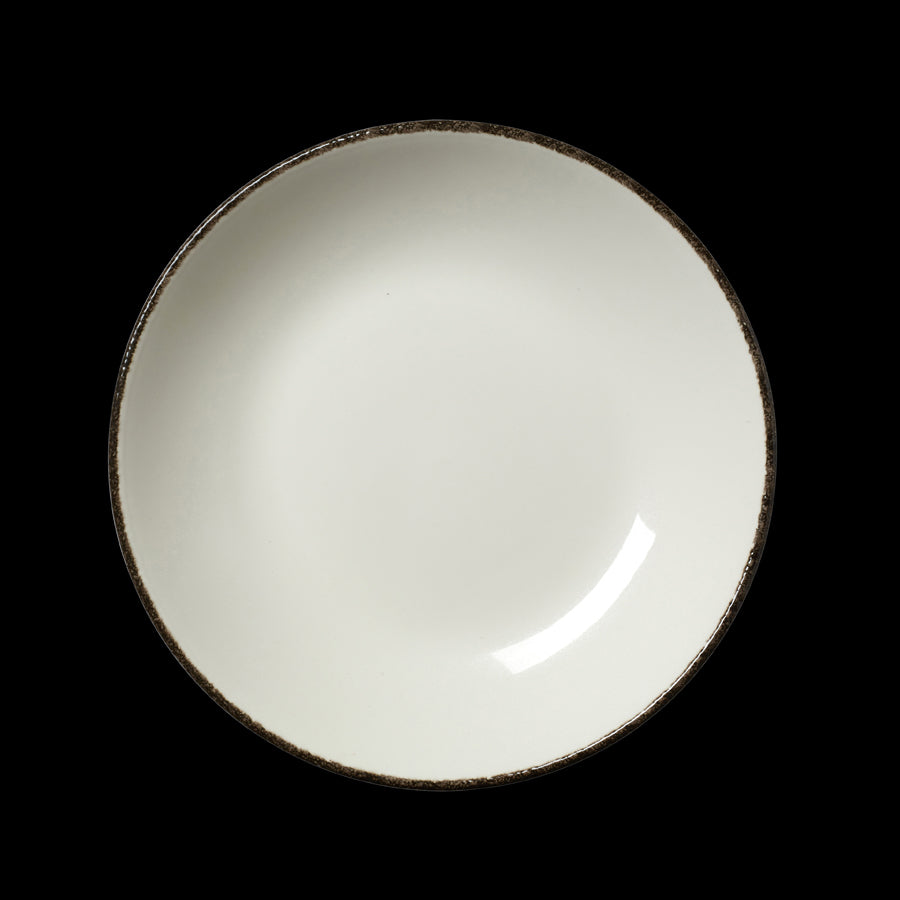 CHARCOAL DAPPLE COUPE BOWL 10" x12