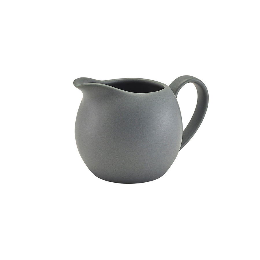 MATT GREY PORCELAIN JUG 14CL/5OZ x6